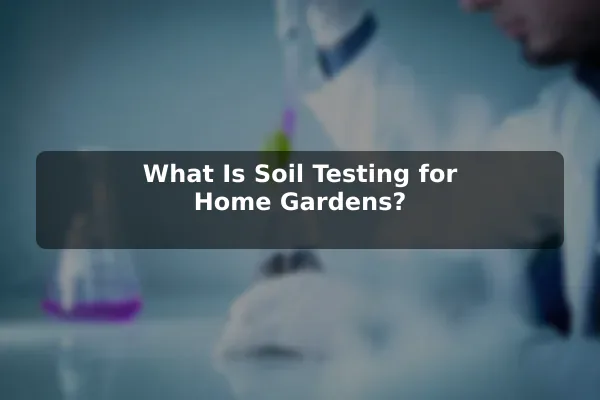 What Is Soil Testing for Home Gardens?