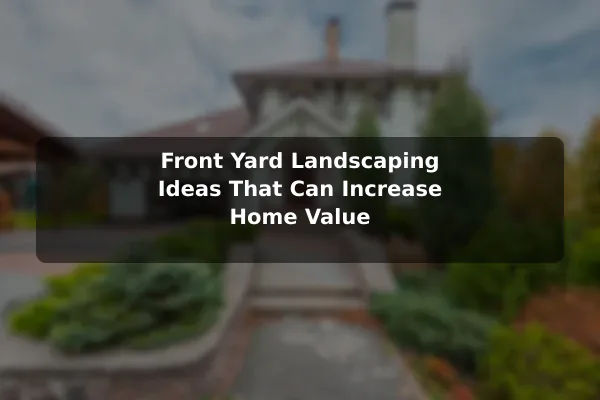 Front Yard Landscaping Ideas That Can Increase Home Value