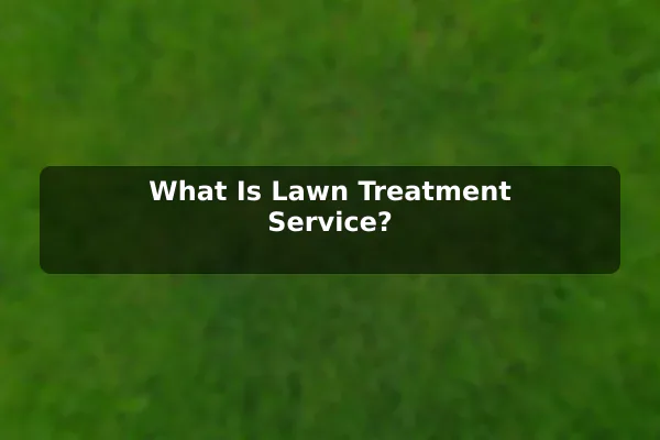 What Is Lawn Treatment Service?