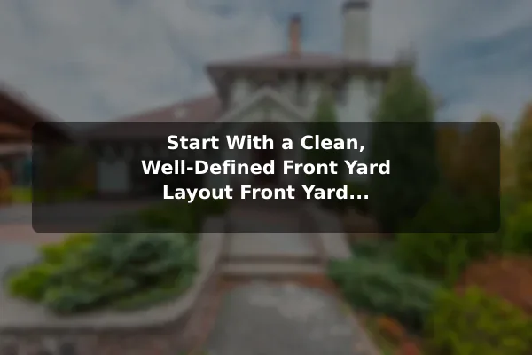 Start With a Clean, Well-Defined Front Yard Layout Front Yard Landscaping Ideas That Can Increase Home Value