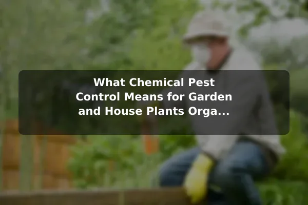 What Chemical Pest Control Means for Garden and House Plants Organic Pest Control vs Chemical Pest Control for Plants
